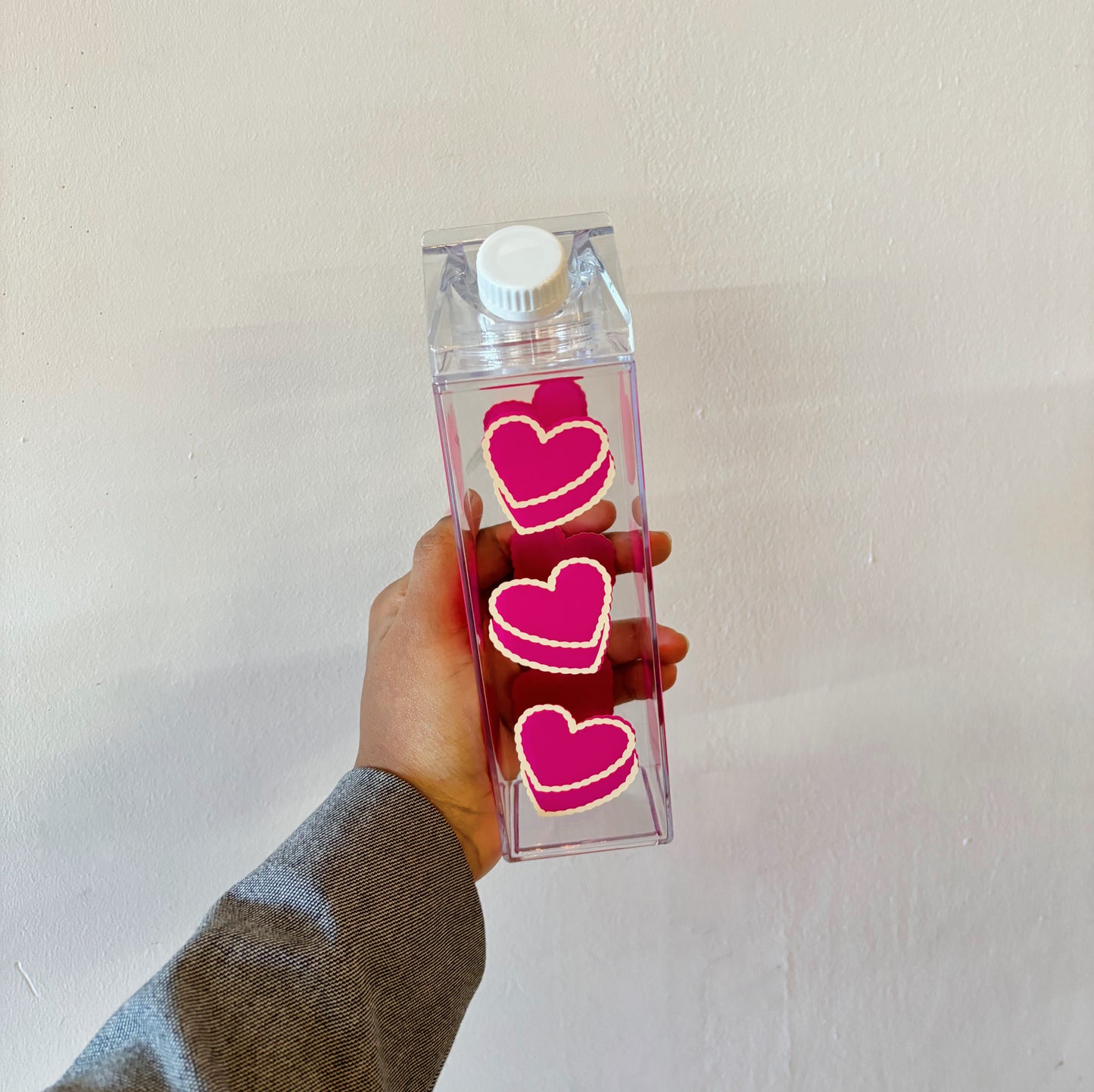 Heart Cake Milk Bottle