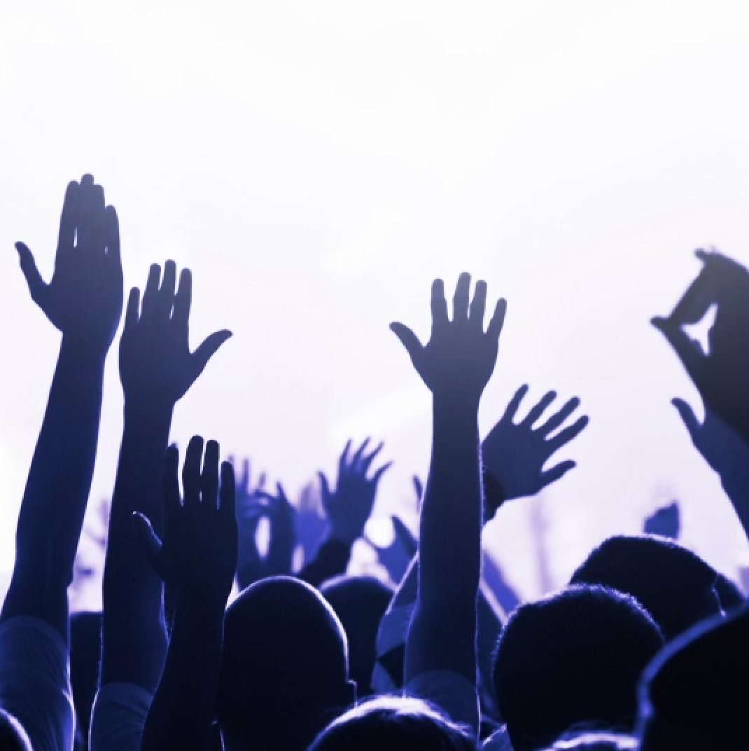 People at a concert.