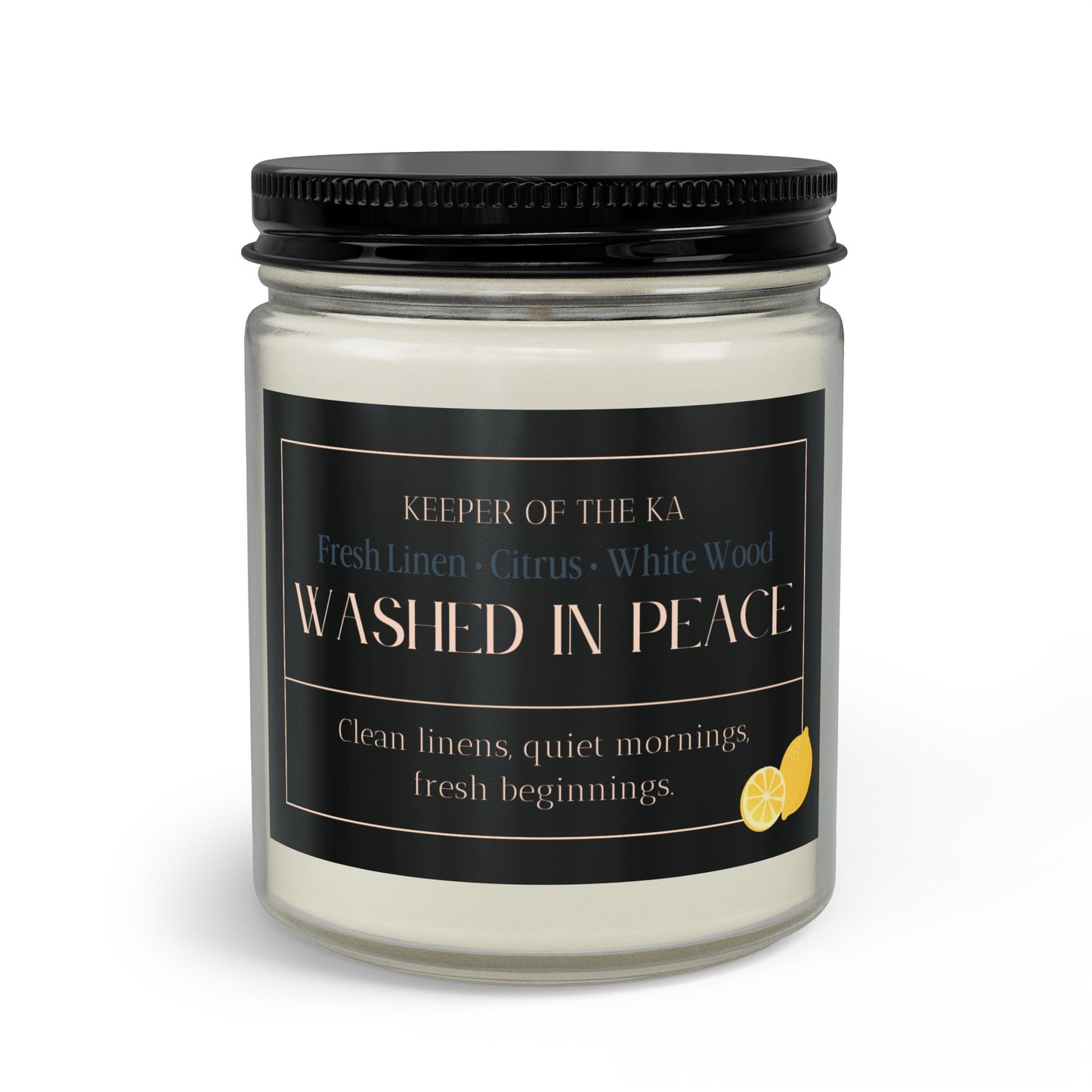 WASHED IN PEACE | Fresh Linen Luxury Candle Kit