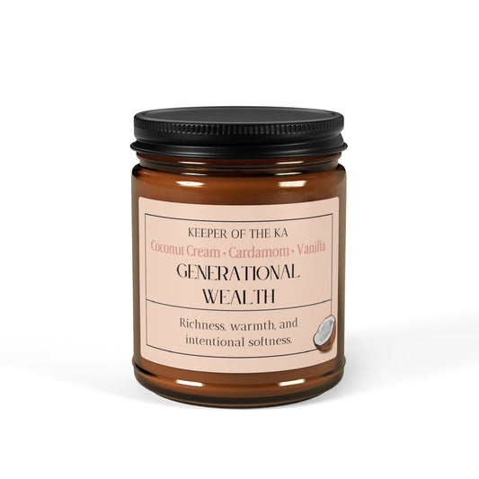GENERATIONAL WEALTH | Warm Coconut & Cardamom Soy Candle