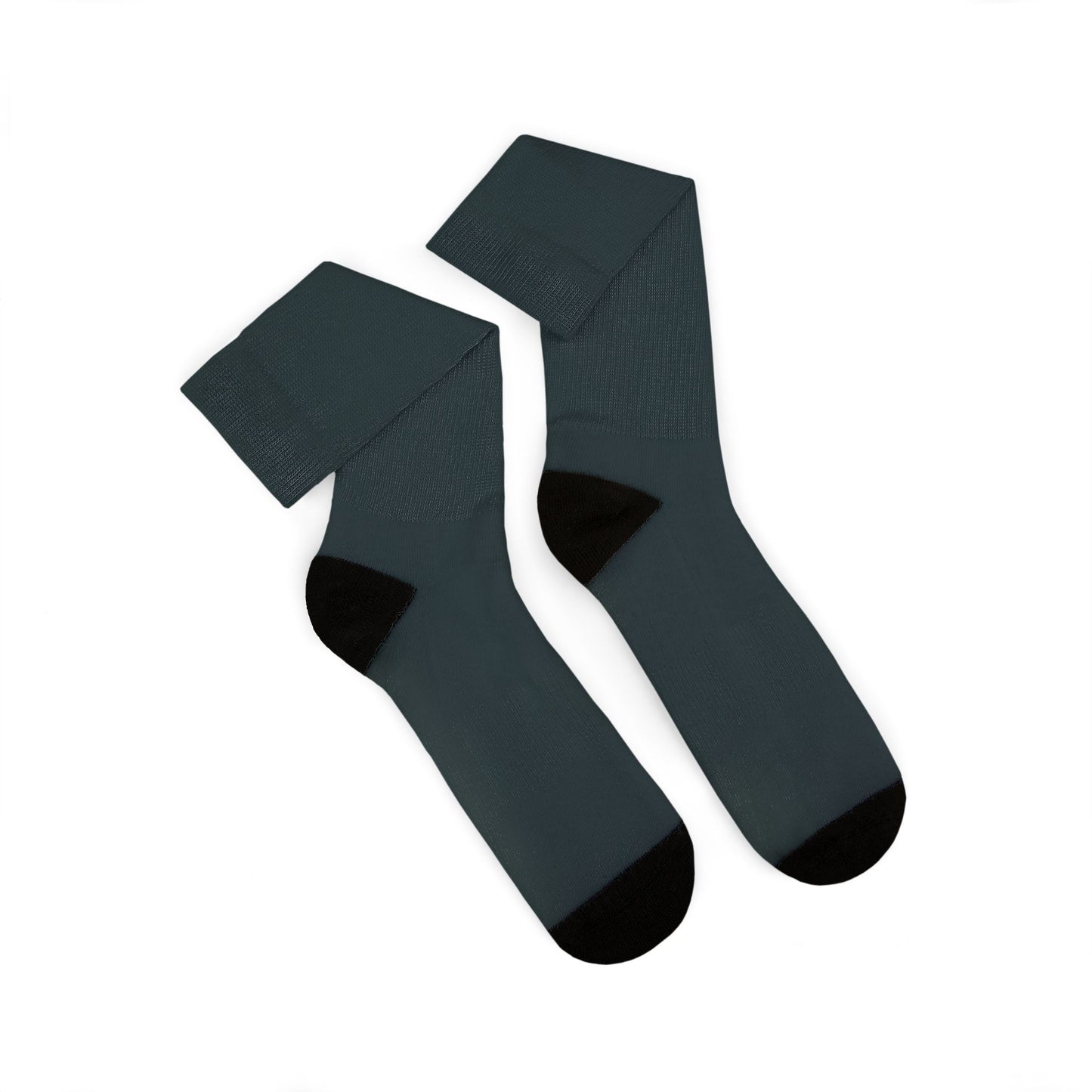 Cushioned Crew Socks in Still Forest