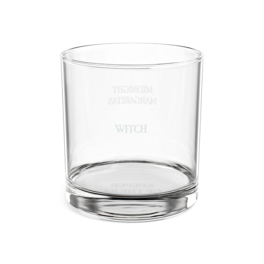 Midnight Margaritas “Witch” Engraved Rocks Glass, 10 oz