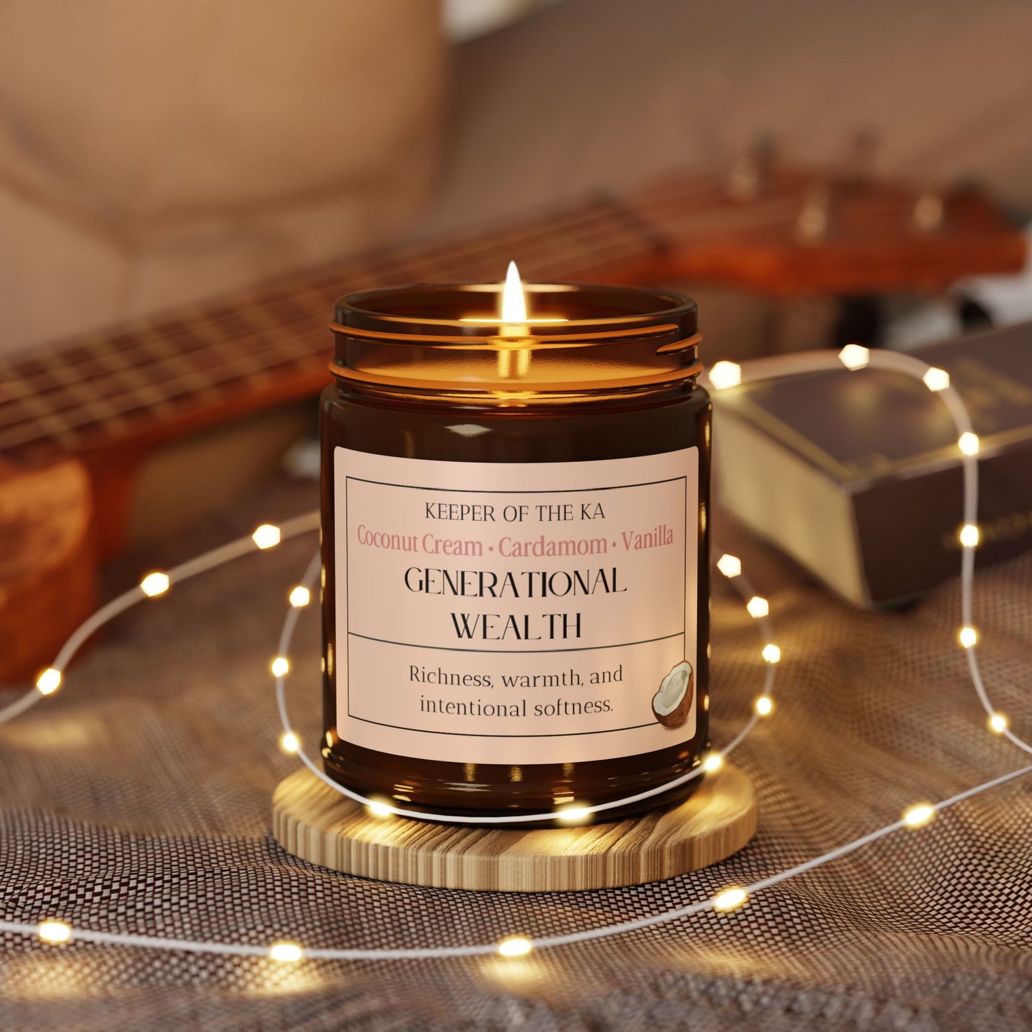 GENERATIONAL WEALTH | Warm Coconut & Cardamom Soy Candle