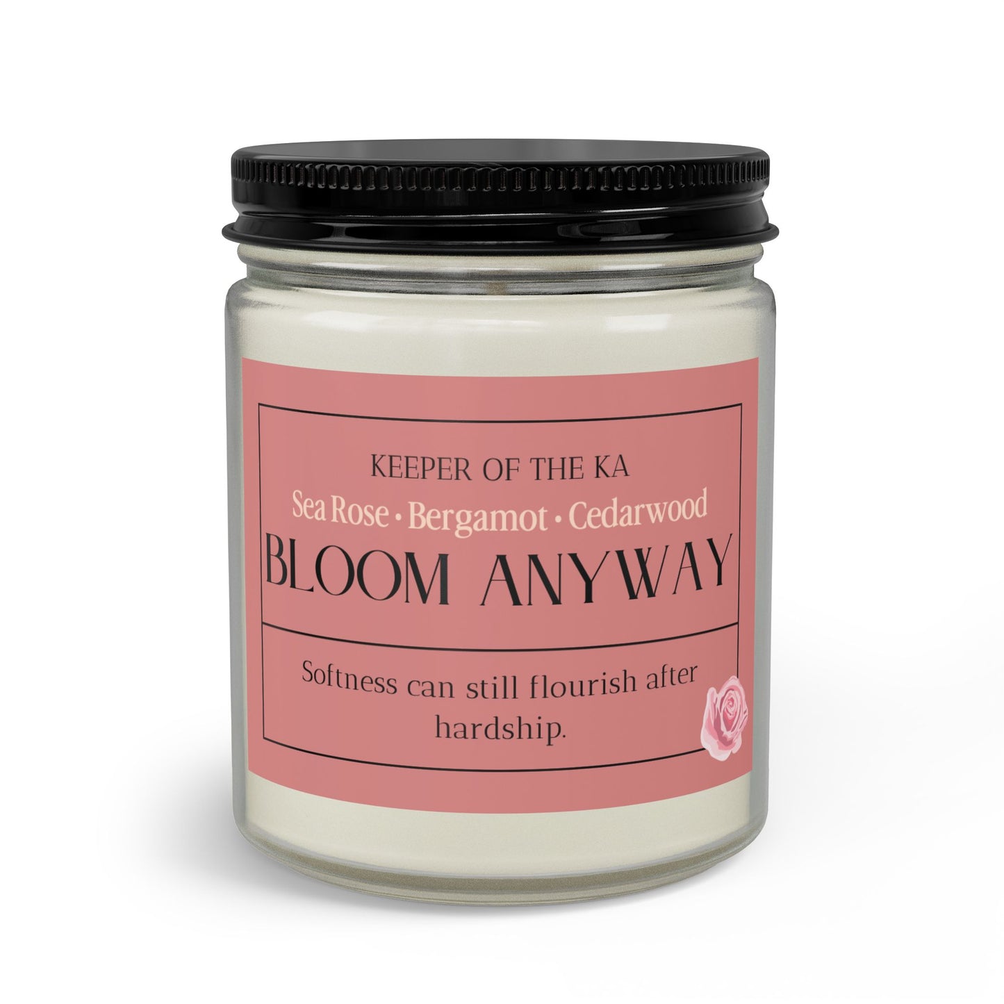 BLOOM ANYWAY | Rose, Bergamot & Cedarwood Luxury Candle Kit