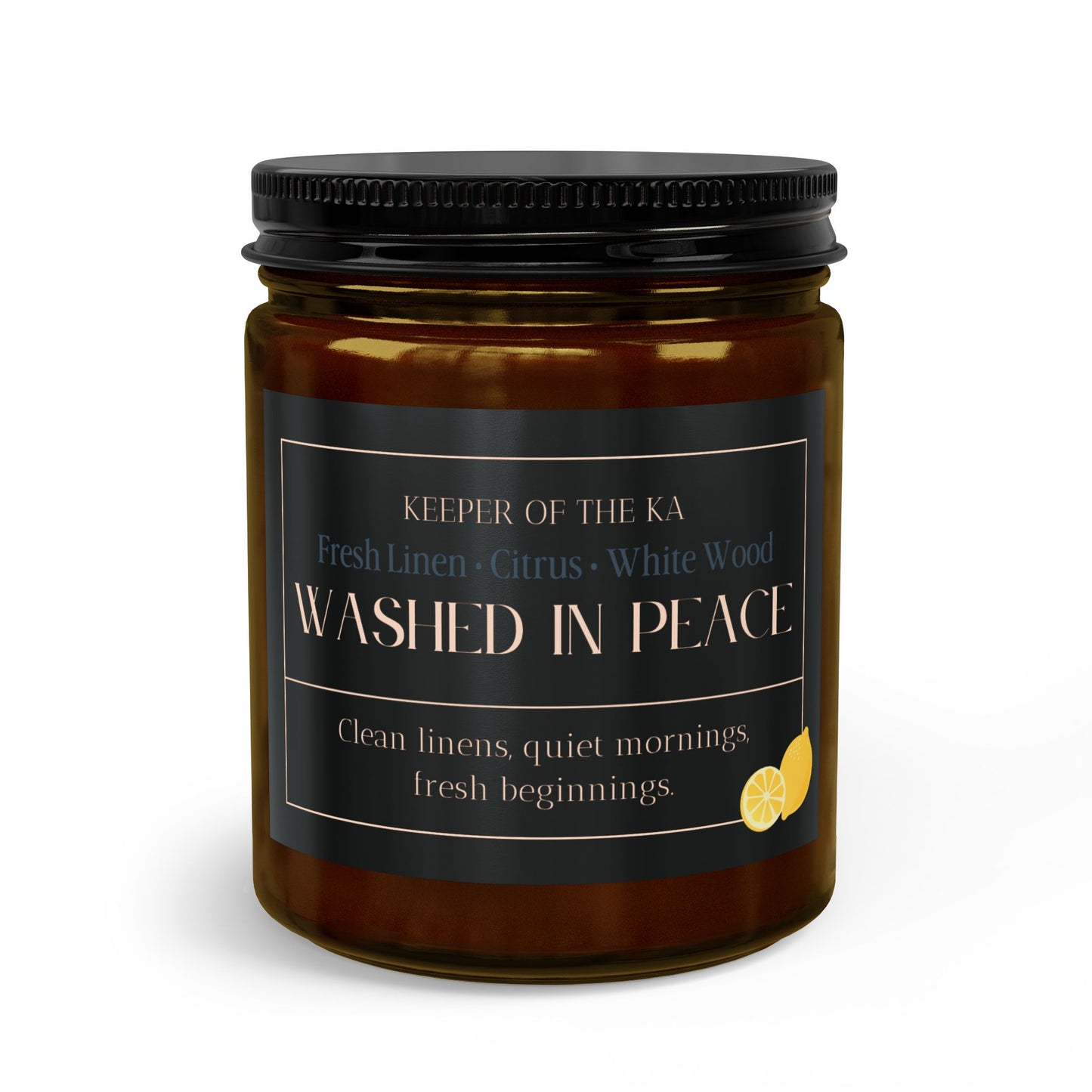 WASHED IN PEACE | Fresh Linen Luxury Candle Kit