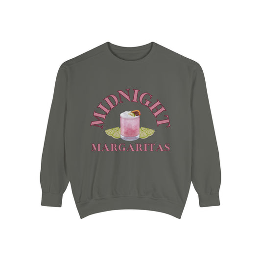 Midnight Margaritas Crewneck Sweatshirt in Midnight | Practical Magic Inspired Retro Cocktail Graphic Sweatshirt | Witchy Girls Night Pullover