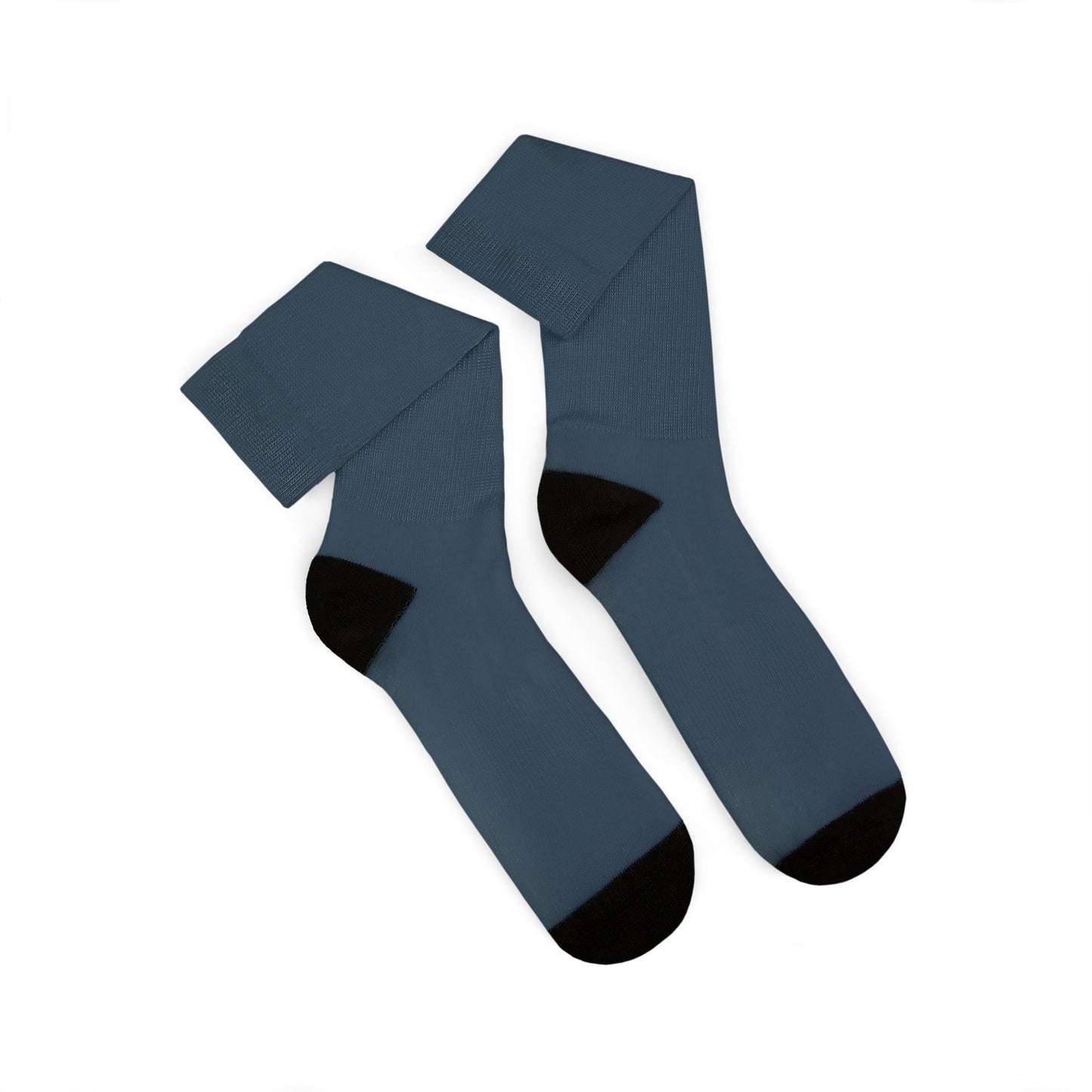Cushioned Crew Socks in Evening Slate