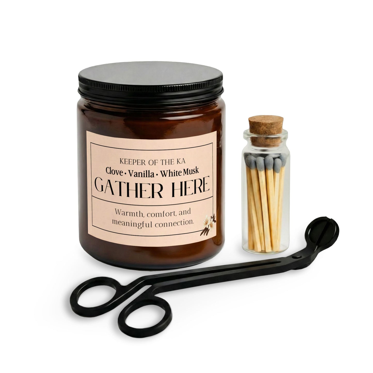 GATHER HERE | Cinnamon Vanilla Cozy Soy Candle Kit