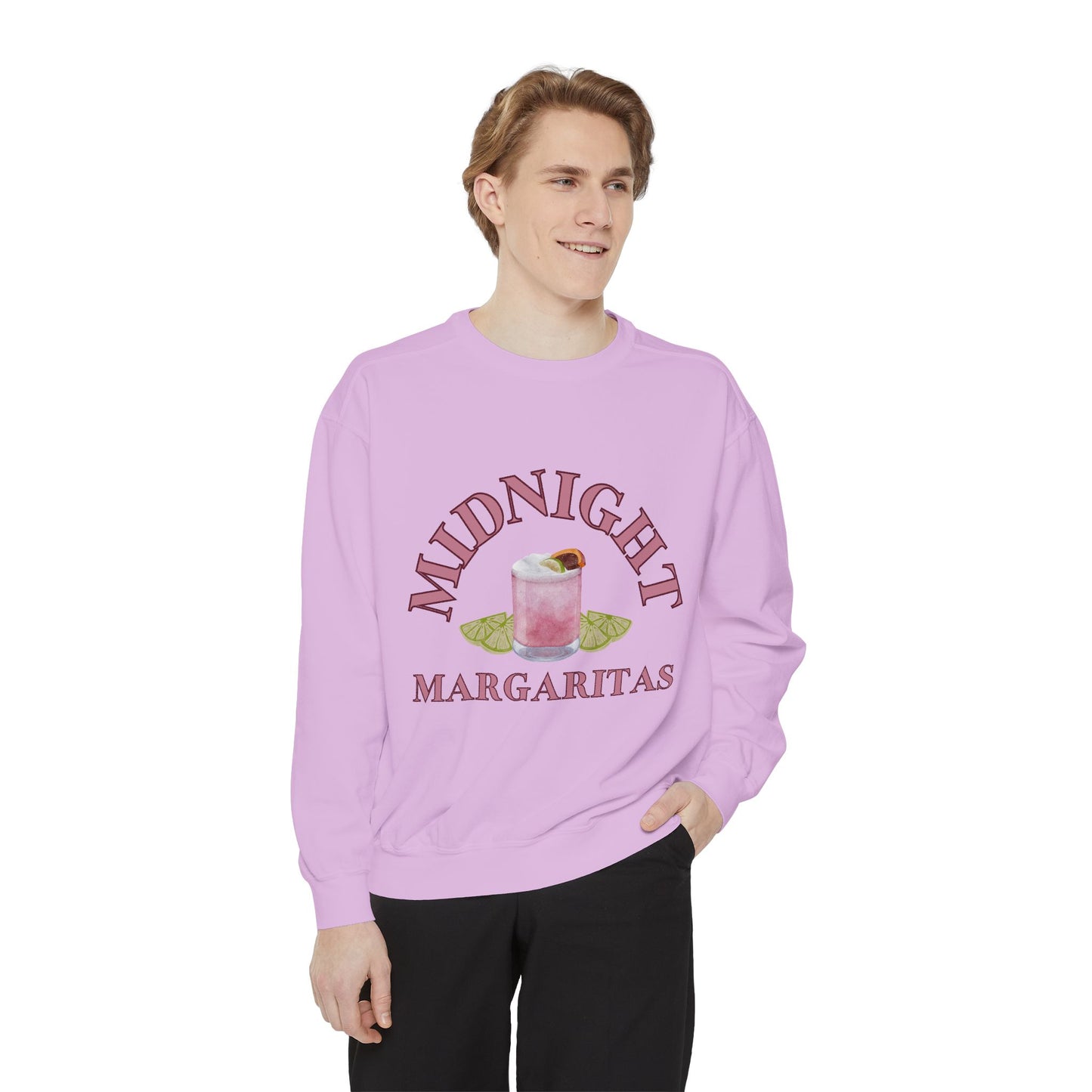 Midnight Margaritas Crewneck Sweatshirt in Belladonna Bloom | Practical Magic Inspired Retro Cocktail Graphic Sweatshirt | Witchy Girls Night Pullover