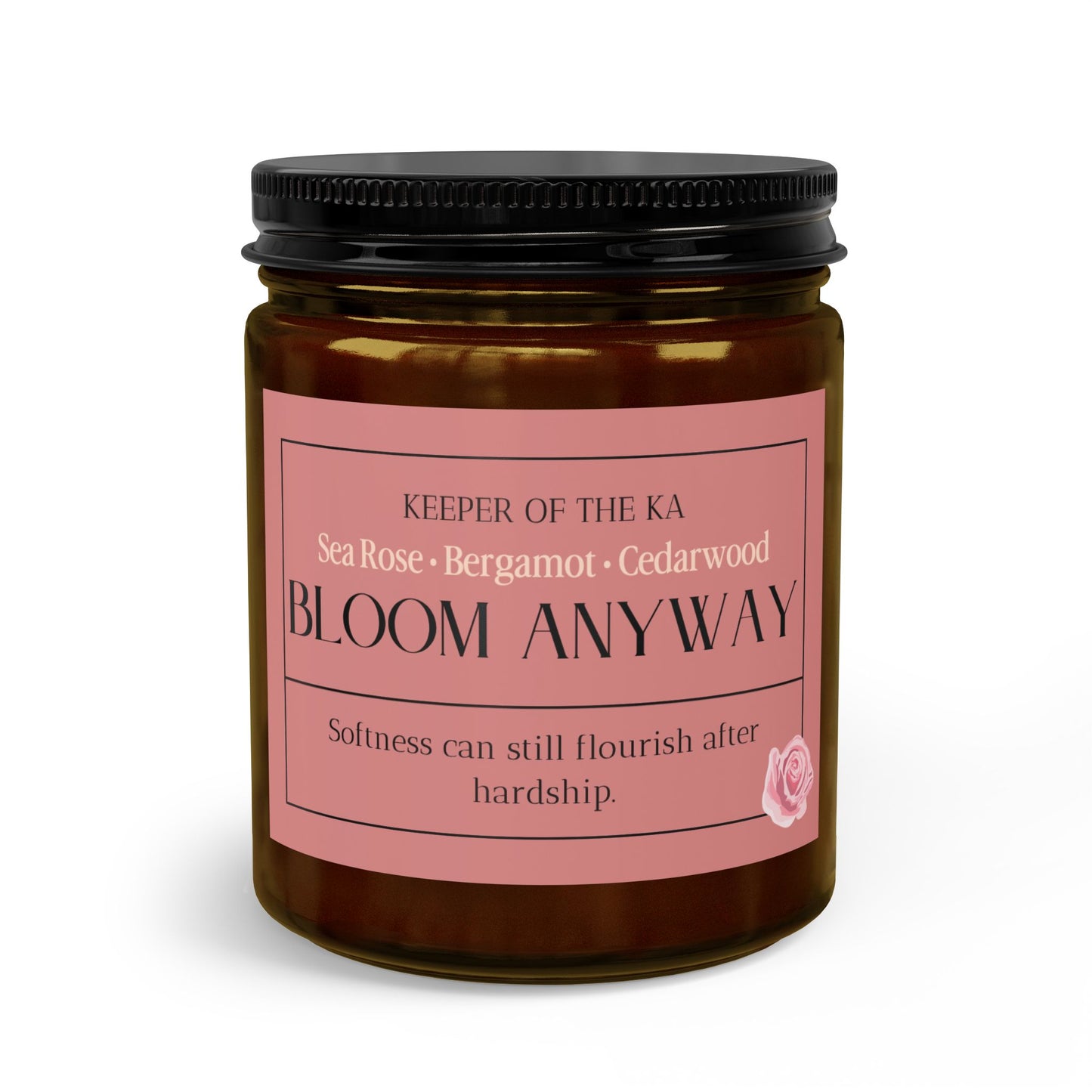 BLOOM ANYWAY | Rose, Bergamot & Cedarwood Luxury Candle Kit