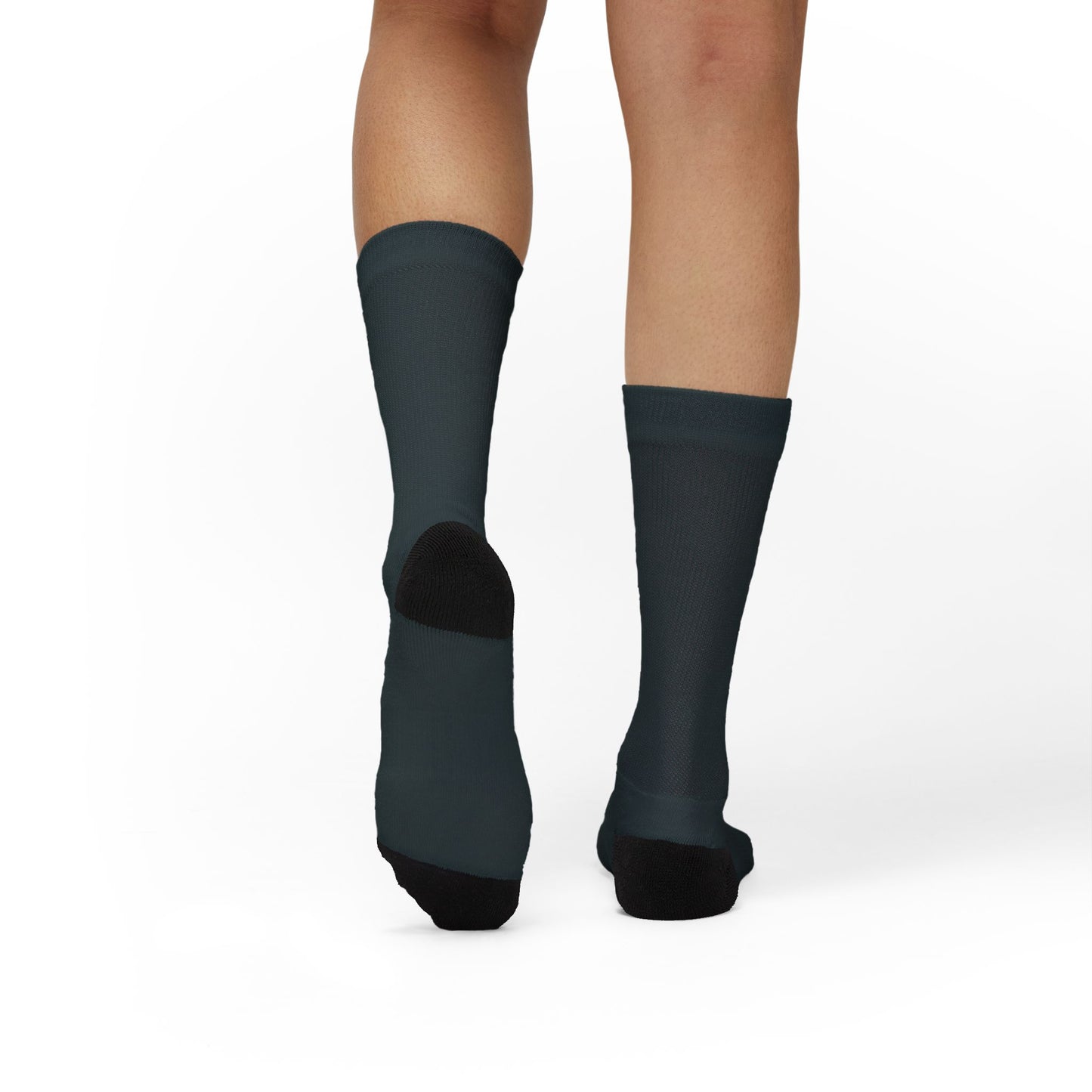 Cushioned Crew Socks in Still Forest