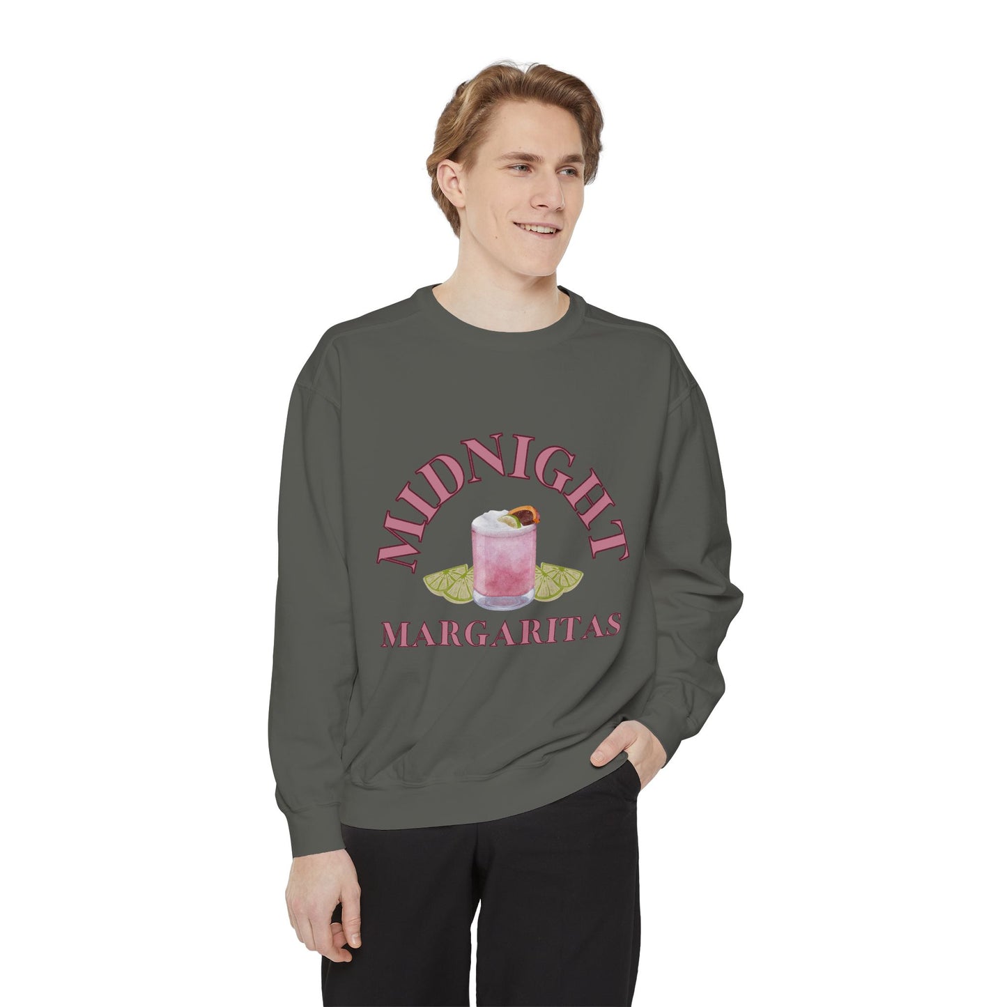 Midnight Margaritas Crewneck Sweatshirt in Midnight | Practical Magic Inspired Retro Cocktail Graphic Sweatshirt | Witchy Girls Night Pullover