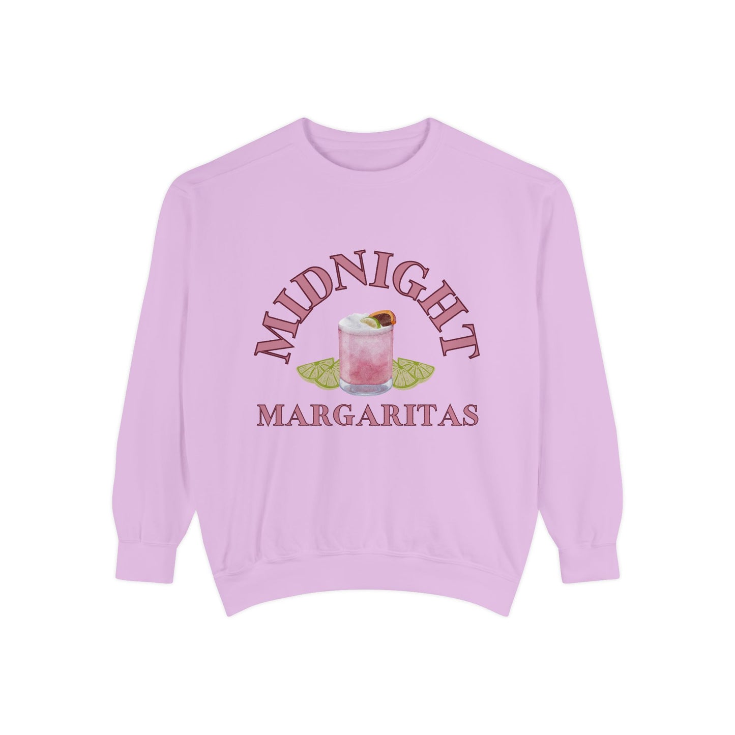 Midnight Margaritas Crewneck Sweatshirt in Belladonna Bloom | Practical Magic Inspired Retro Cocktail Graphic Sweatshirt | Witchy Girls Night Pullover