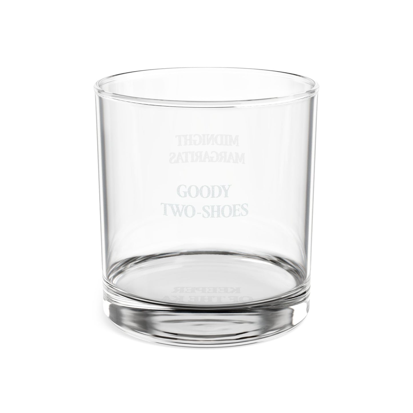 Midnight Margaritas “Goody Two-Shoes” Engraved Rocks Glass, 10 oz