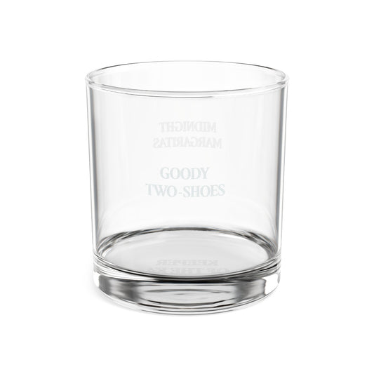 Midnight Margaritas “Goody Two-Shoes” Engraved Rocks Glass, 10 oz