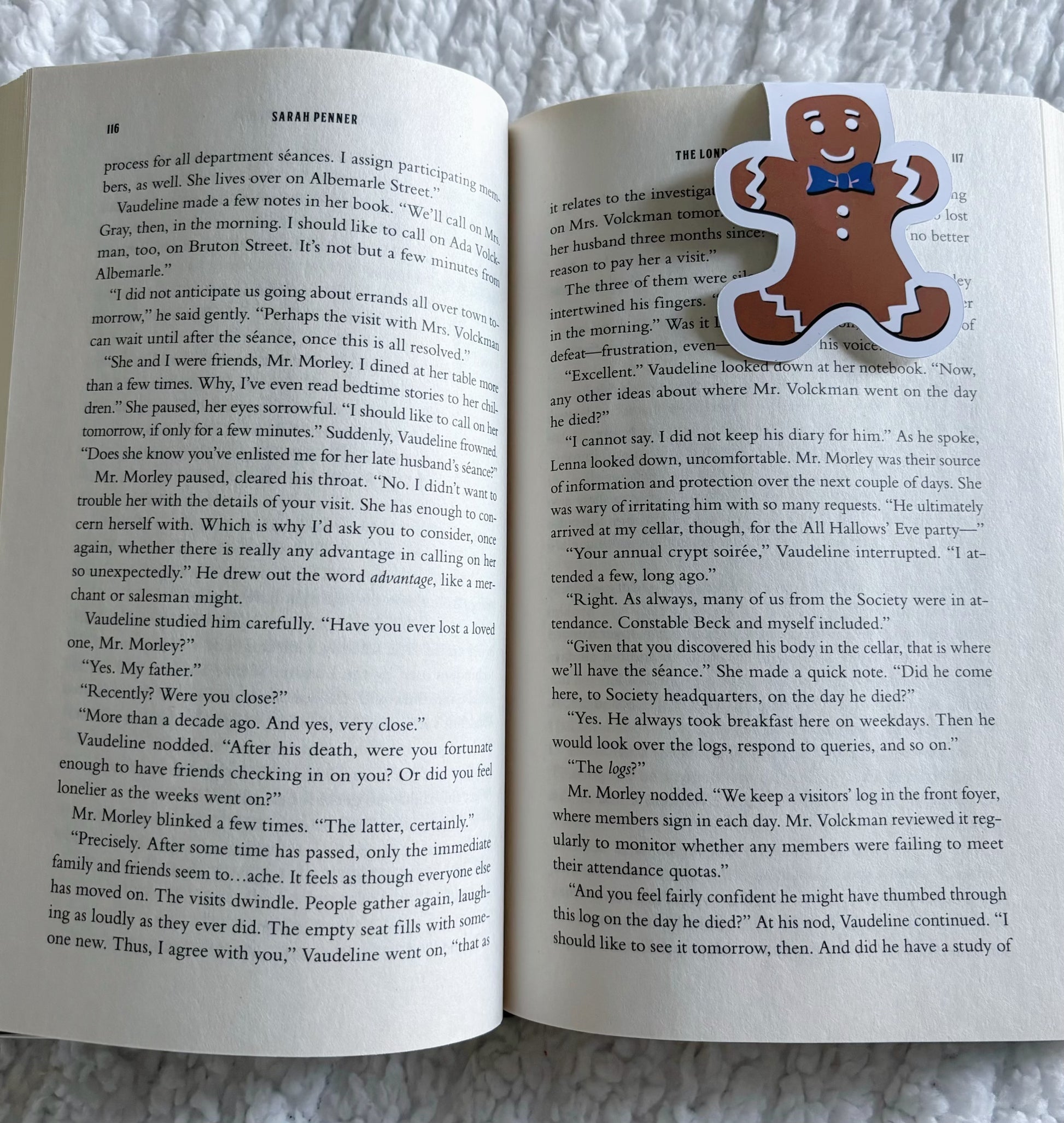 Gingerbread Magnetic Bookmark