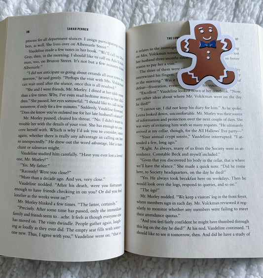Gingerbread Magnetic Bookmark