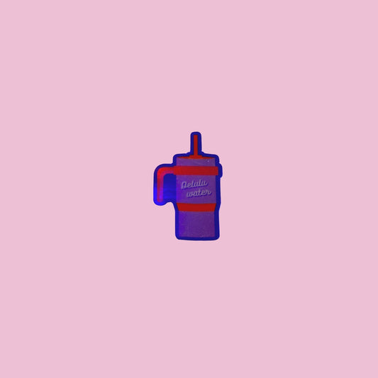 Delulu Water Sticker